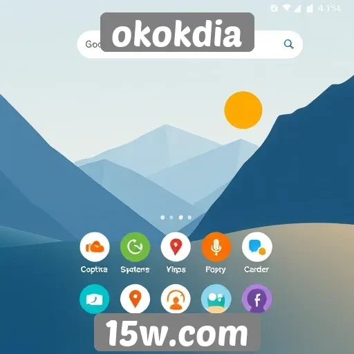melhoria na interface do usuário do site okokdia