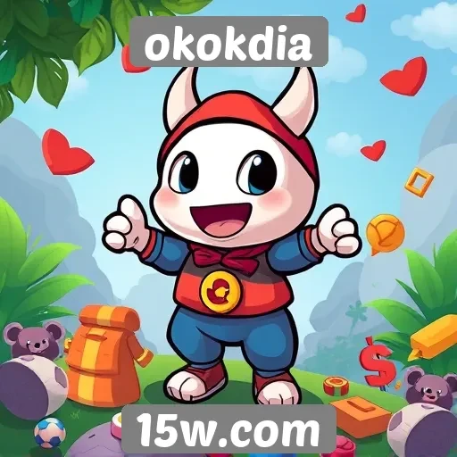 A variedade de jogos oferecidos pelo okokdia